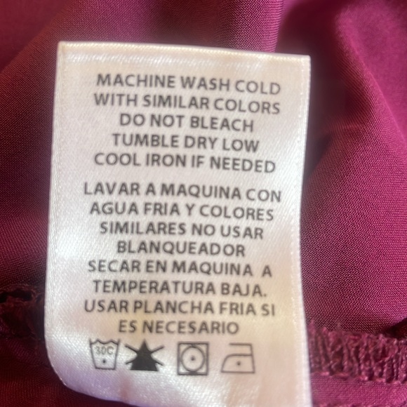 Ladies Scrubstar Premium Performance wine scrubwear. Style # SSL09841T Sz XS - Picture 8 of 15